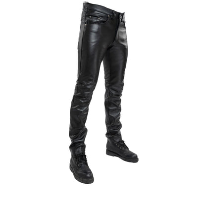 Men’s BLUF Police Custom Set – Real Leather Jacket, Pants, Shirt & Accessories