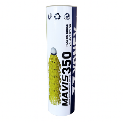 YONEX Mavis 350 PVC Badminton Shuttles Pack of 6